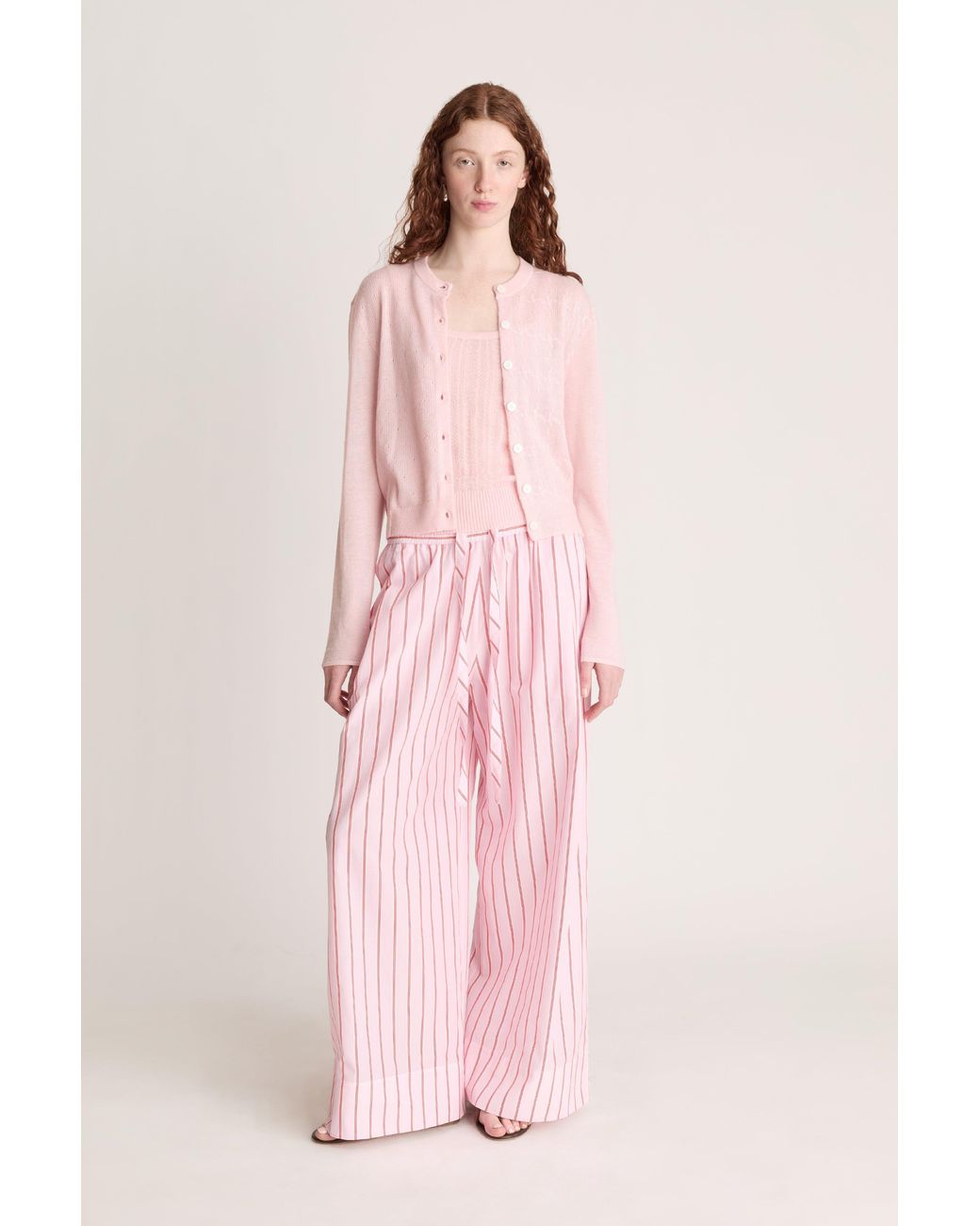 Lee Mathews Pink Tabi Pant