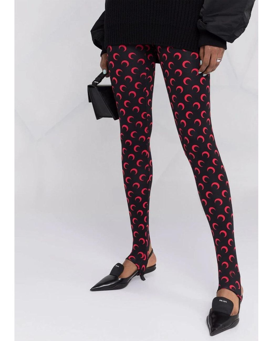 Marine Serre Synthetic Black \u0026 Red Moon 