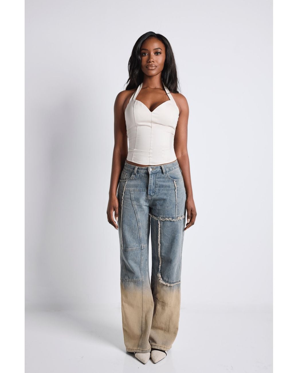 LemonLunar White The Structured Corset Top