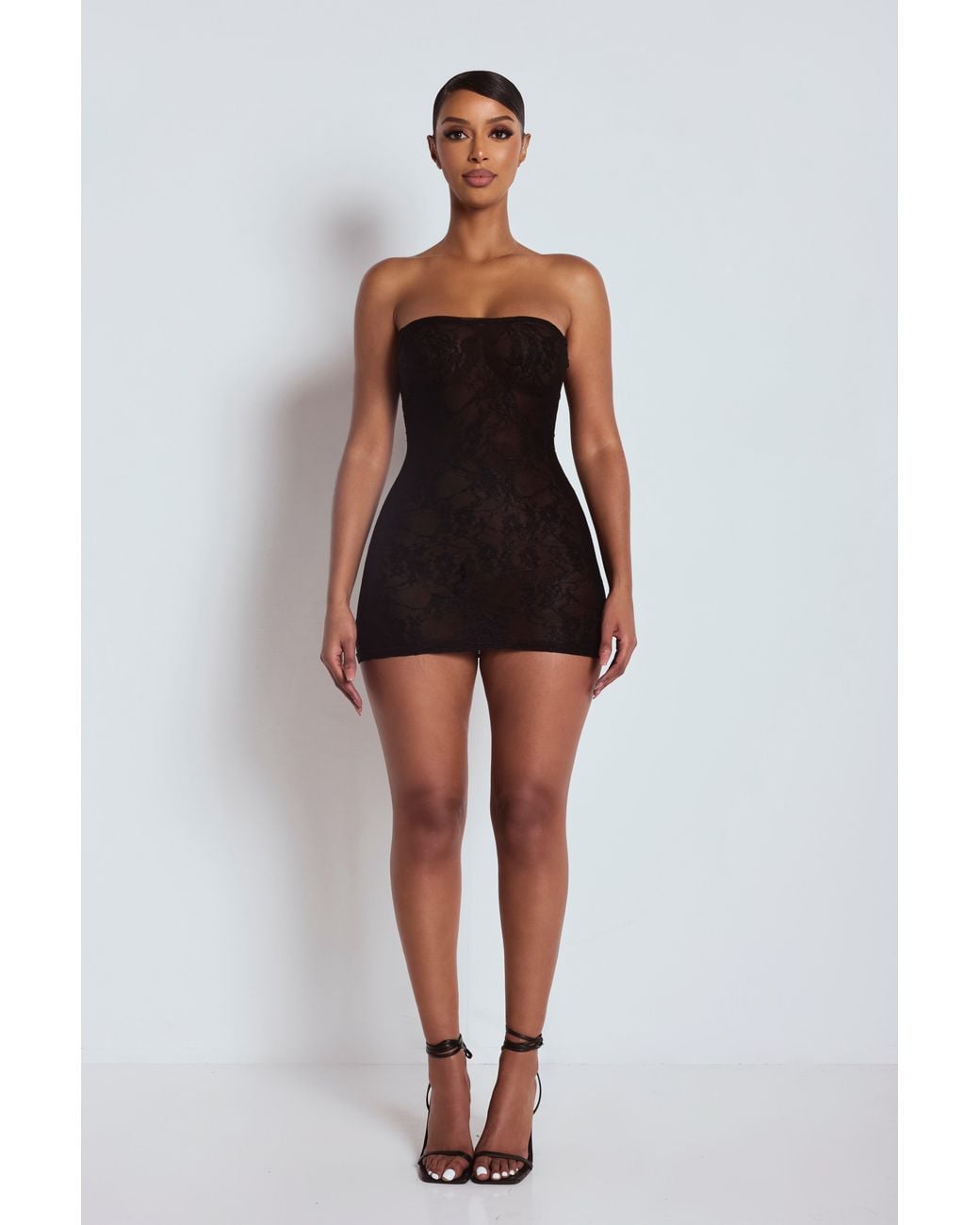 LemonLunar Black The Amilia Lace Dress