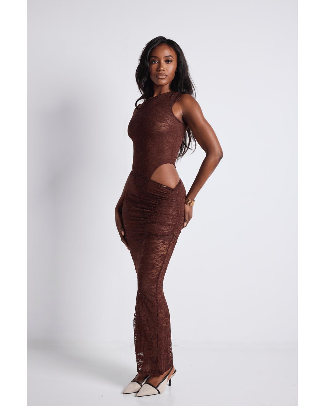LemonLunar Purple The Rue Lace Two Piece