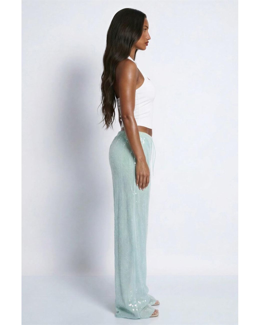 LemonLunar Blue The Orelia Sequin Pants