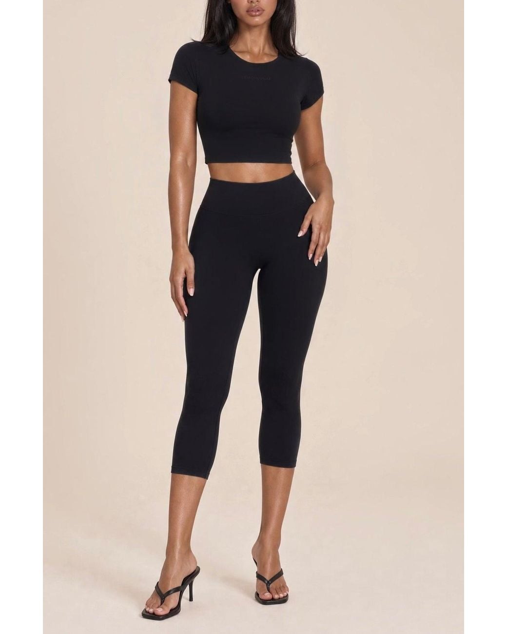 LemonLunar Blue The Capri Leggings