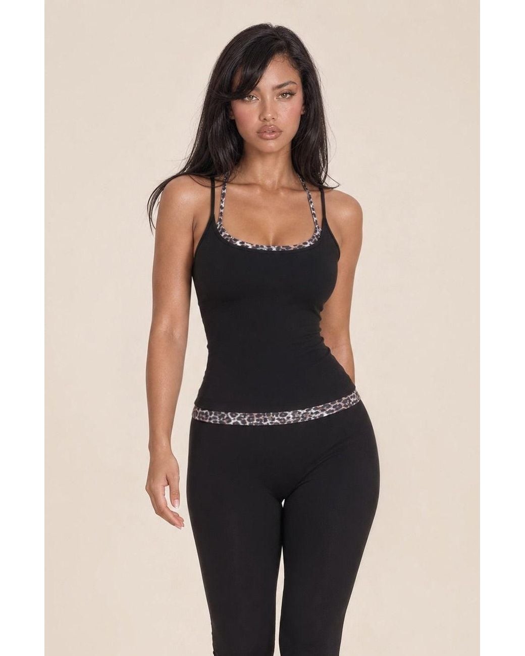 LemonLunar Blue The Leopard Tank Top