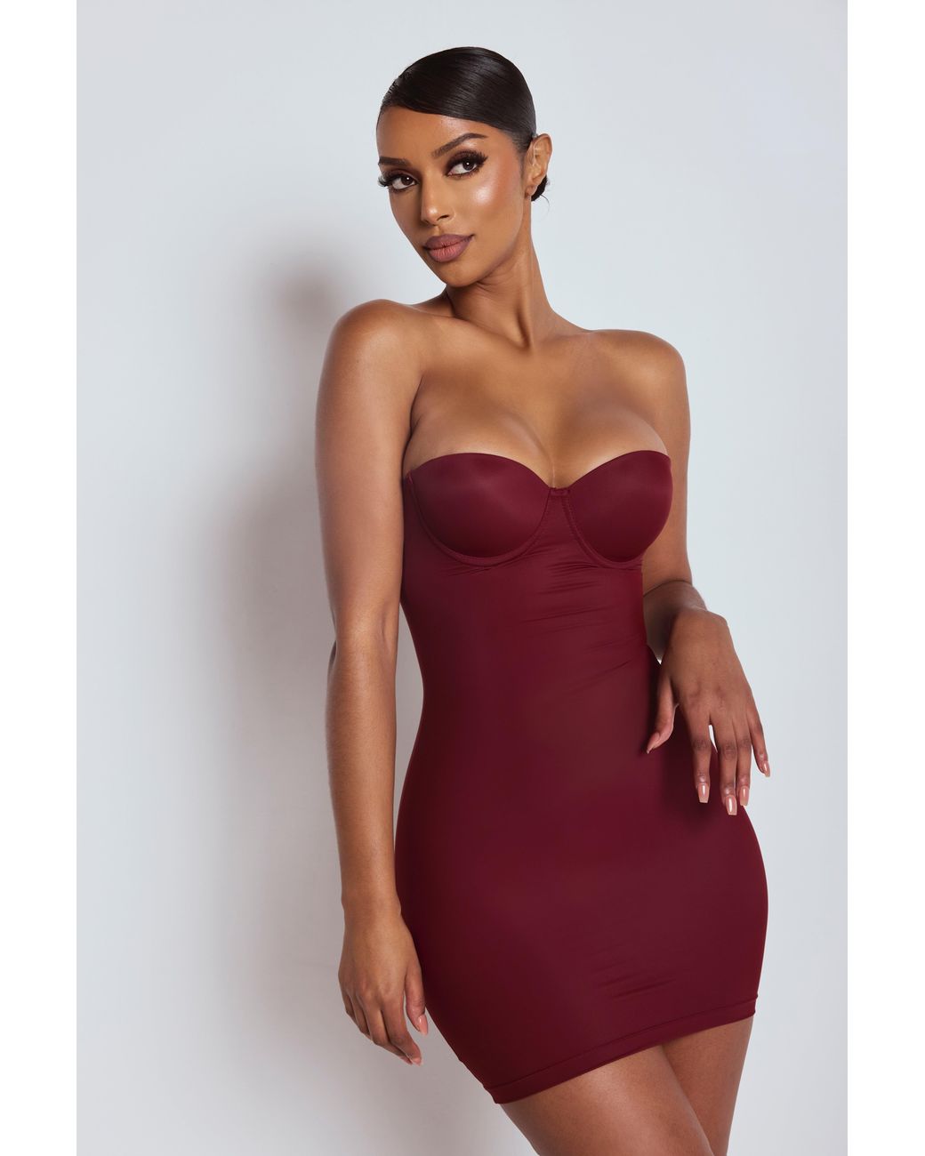 LemonLunar Red The Sculpting Mini Dress