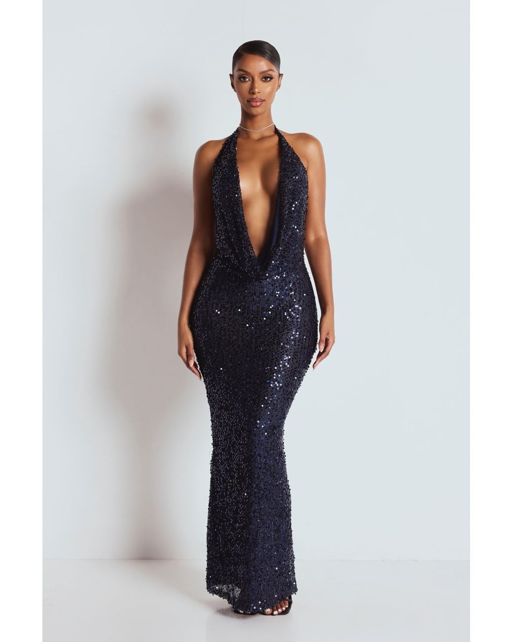LemonLunar Blue The Briella Maxi Dress