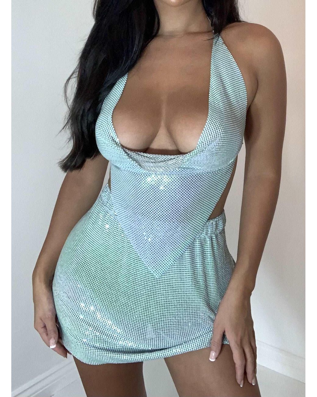 LemonLunar Blue The Chainmail Top Pastel