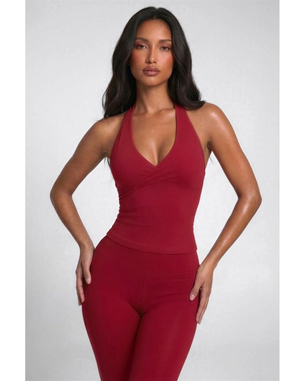 LemonLunar Red The Capri Leggings