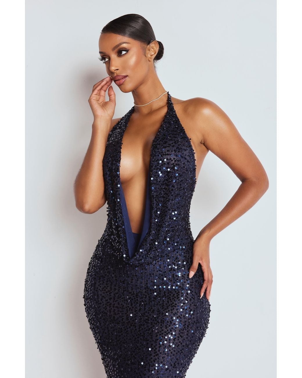 LemonLunar Blue The Briella Maxi Dress