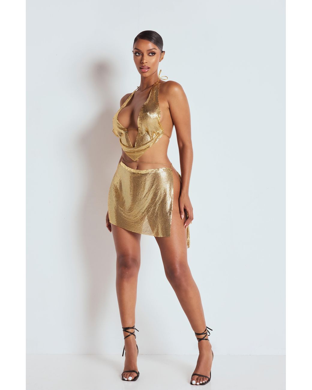 LemonLunar Metallic The Reiko Chainmail Top