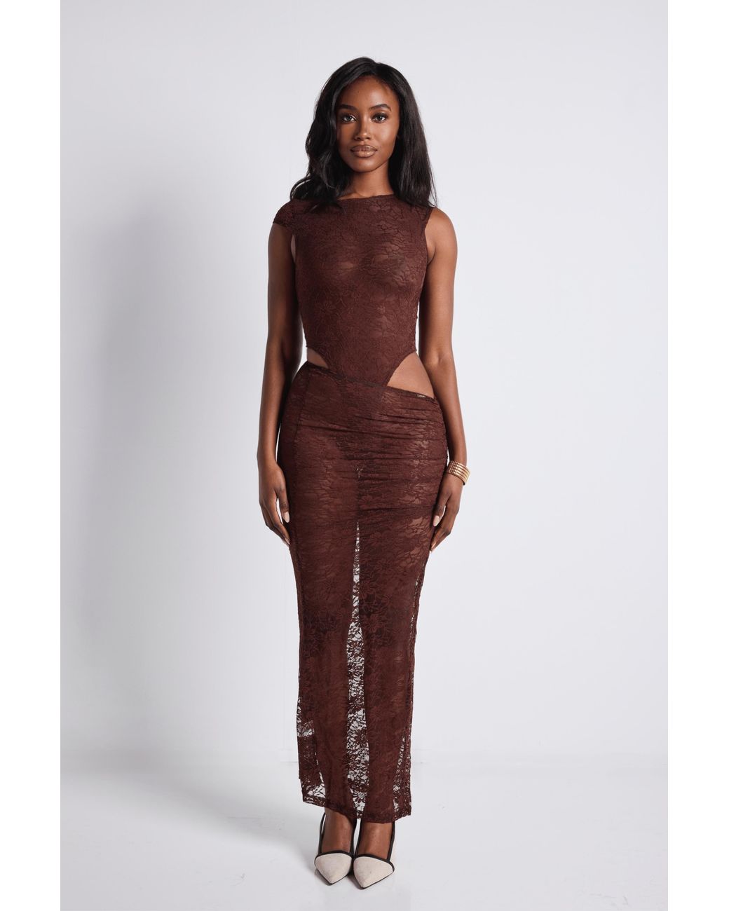 LemonLunar Purple The Rue Lace Two Piece