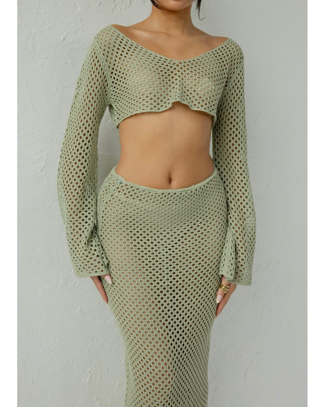 LemonLunar Green The Iulia Crochet Set