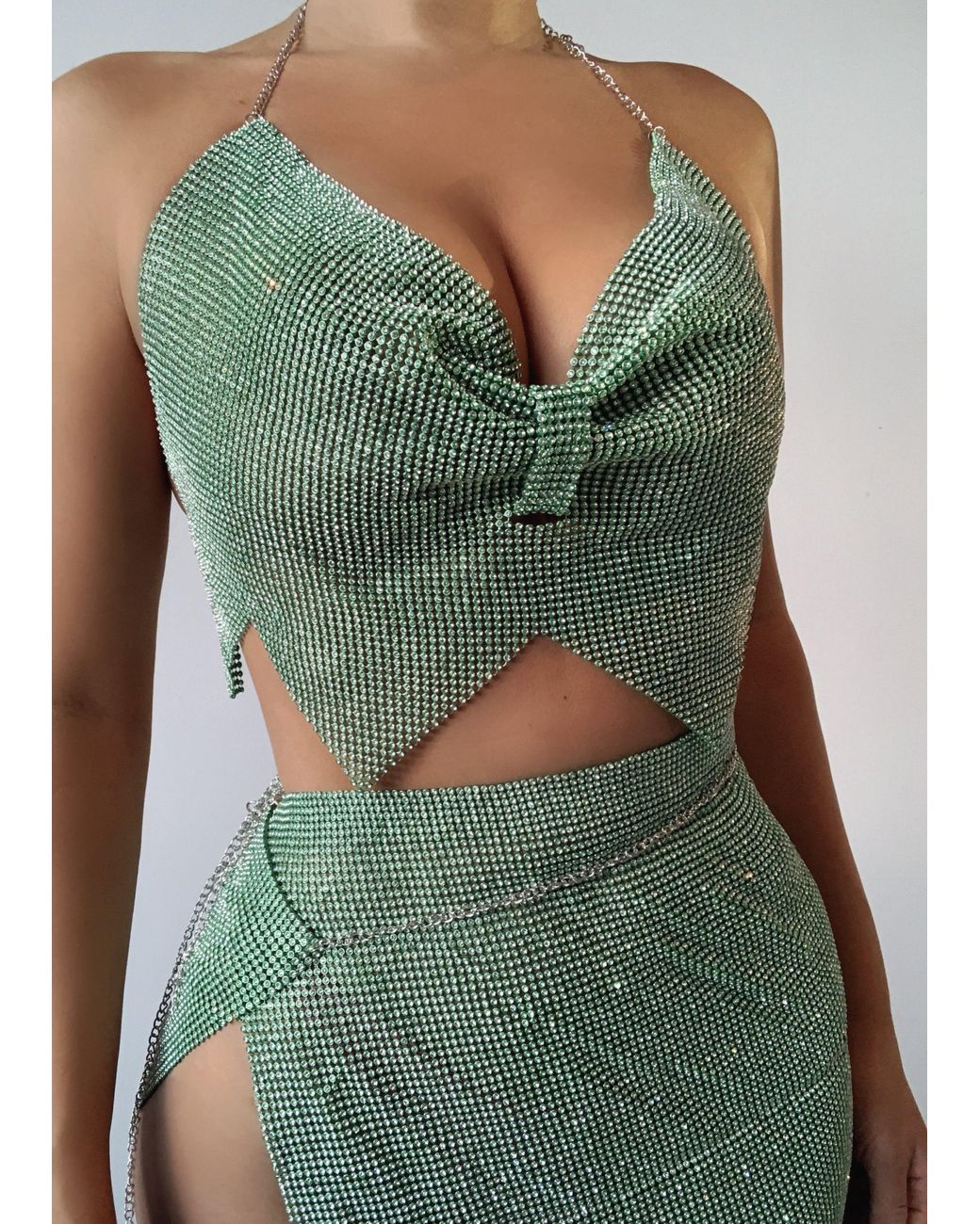 LemonLunar Green The Natalie Diamante Top