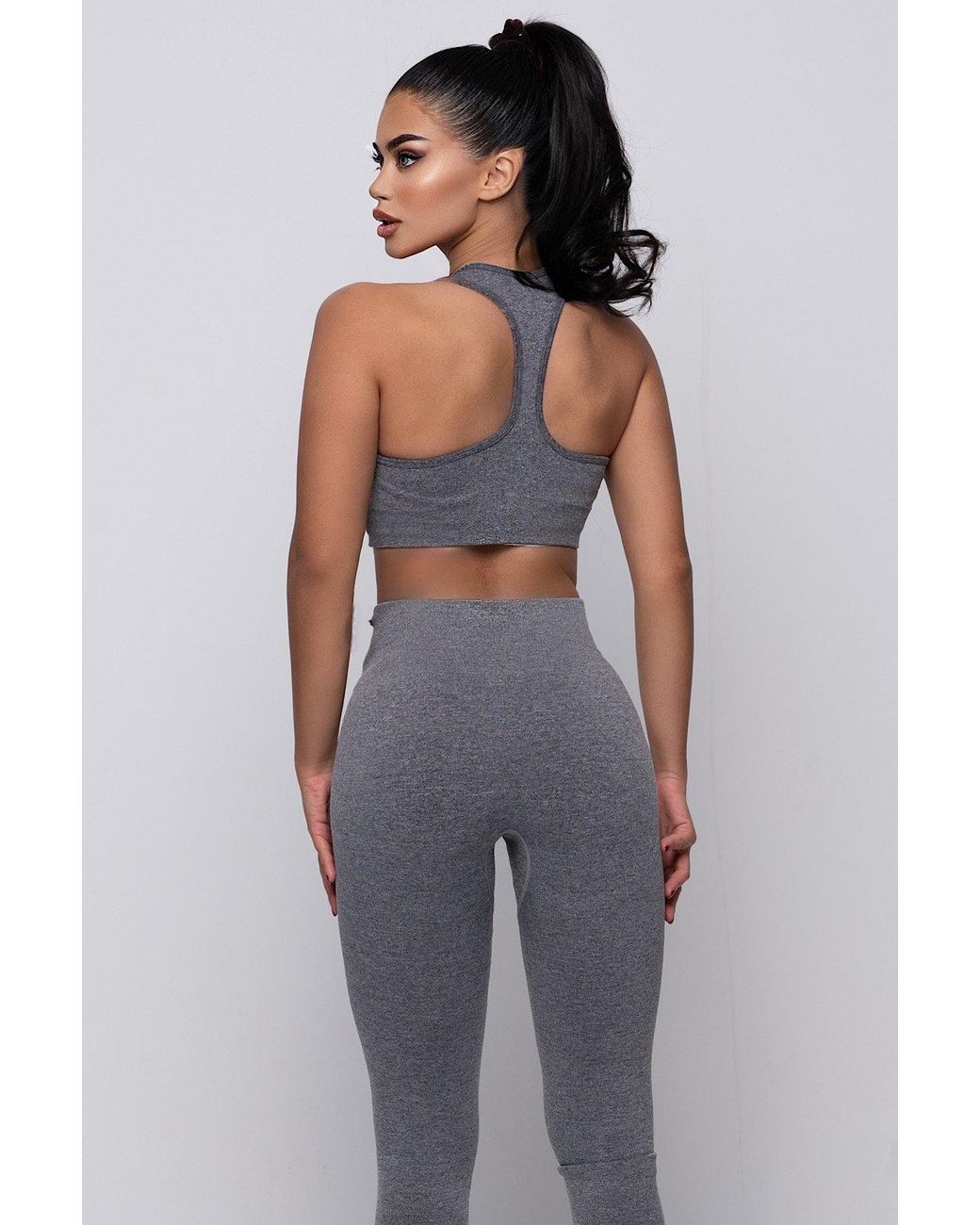 LemonLunar Gray The Go For It Activewear Set