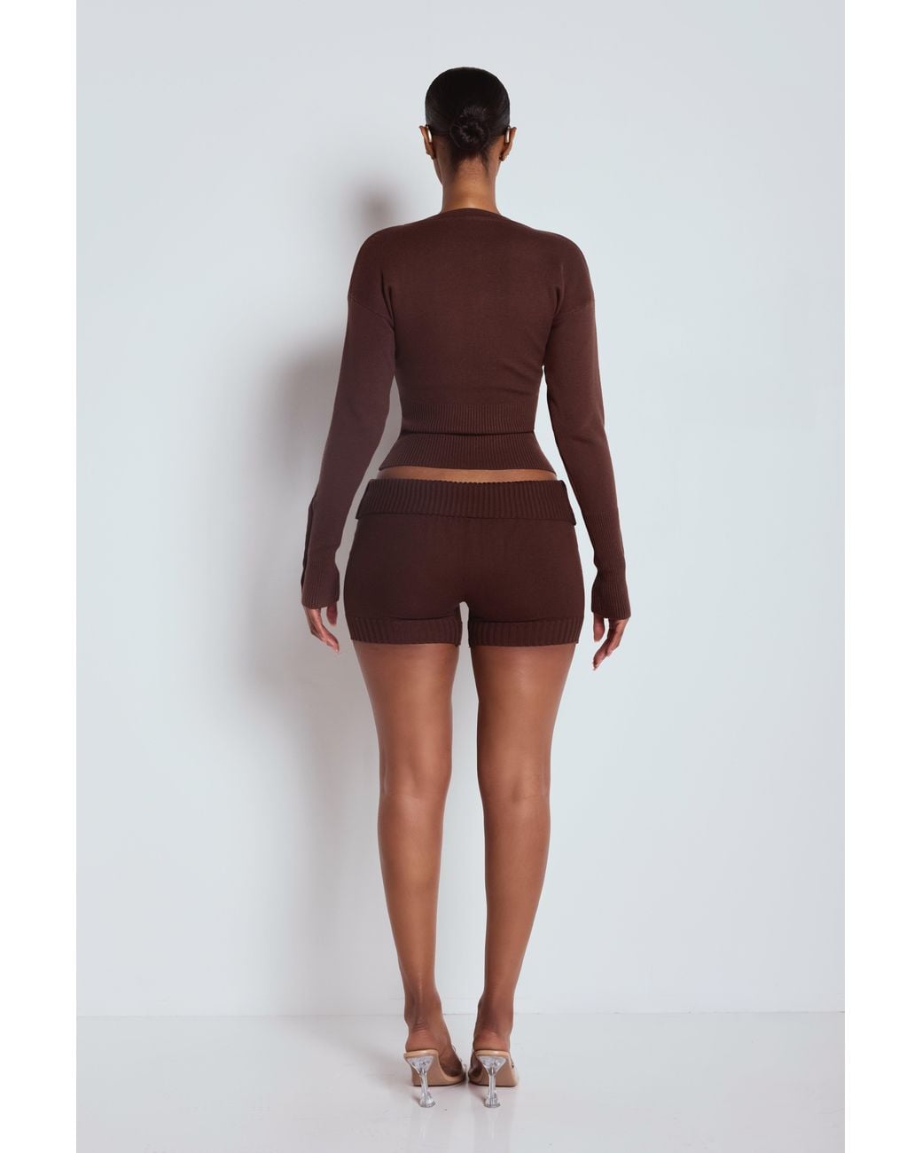 LemonLunar Red The Knit Shorts