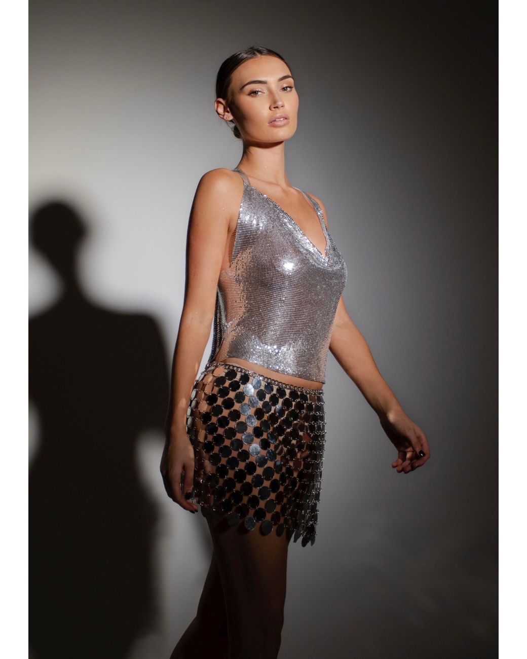 LemonLunar Gray The Jamila Skirt