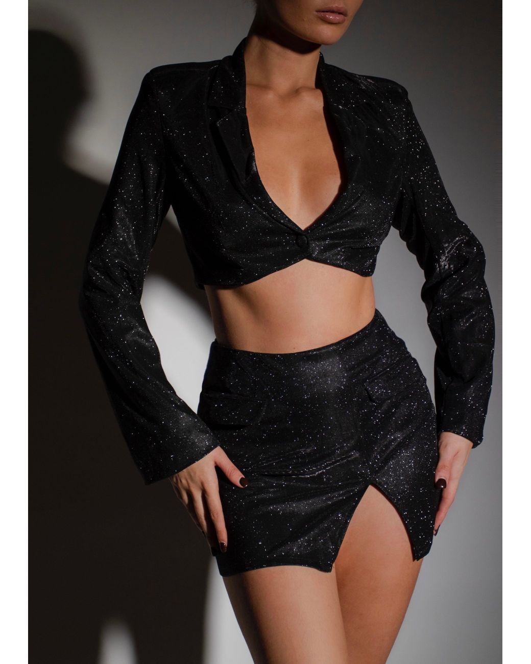 LemonLunar Black The Yas Glitter Set