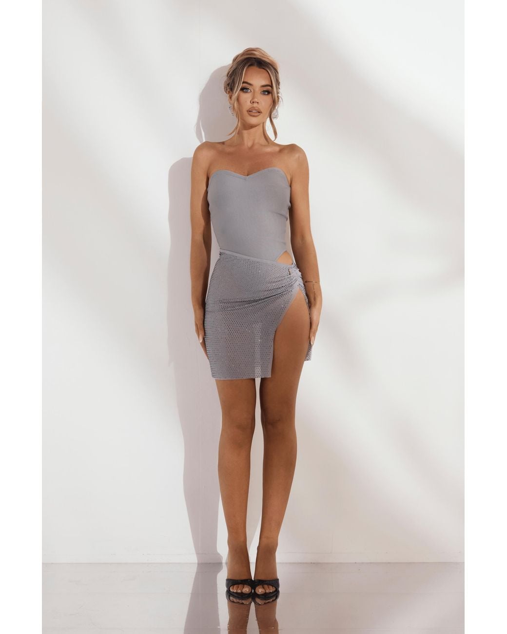 LemonLunar White The Ara Diamante Set