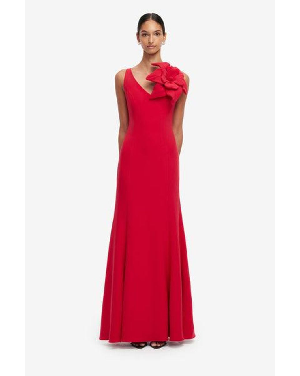 LEO LIN Red Eugenie Gown