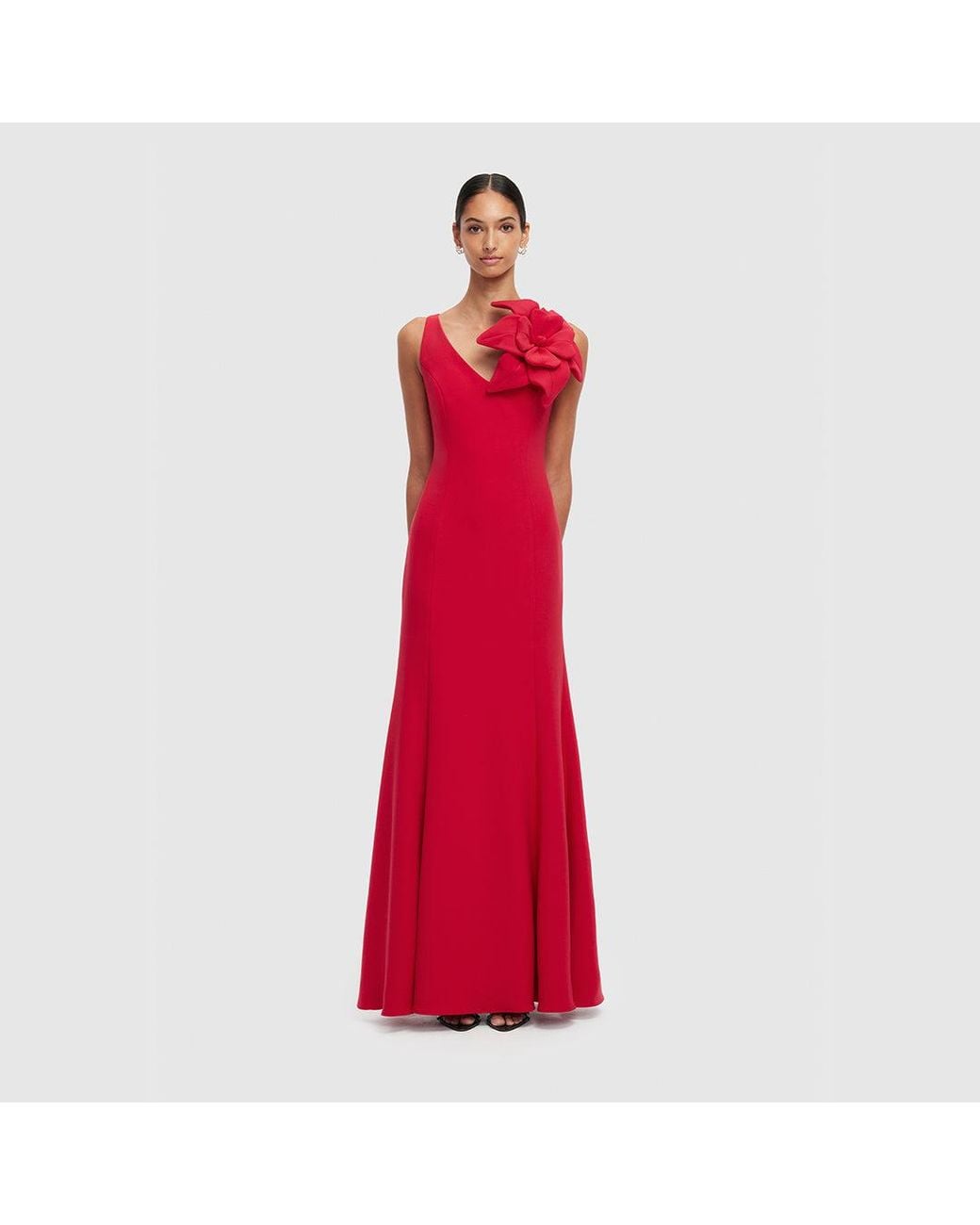 LEO LIN Red Eugenie Gown