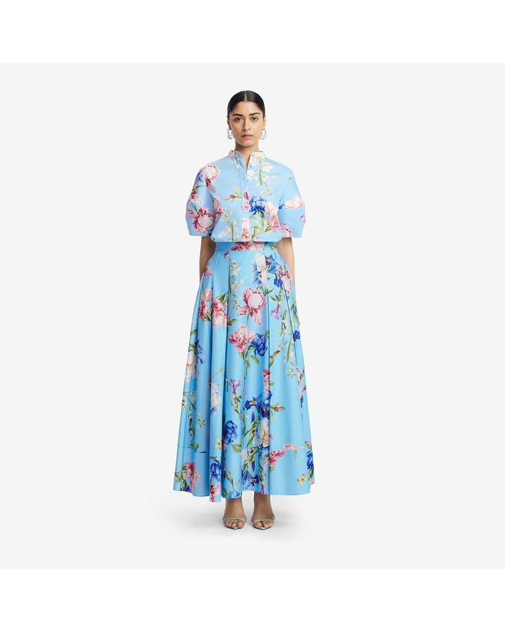 LEO LIN Blue Jemma Blouse