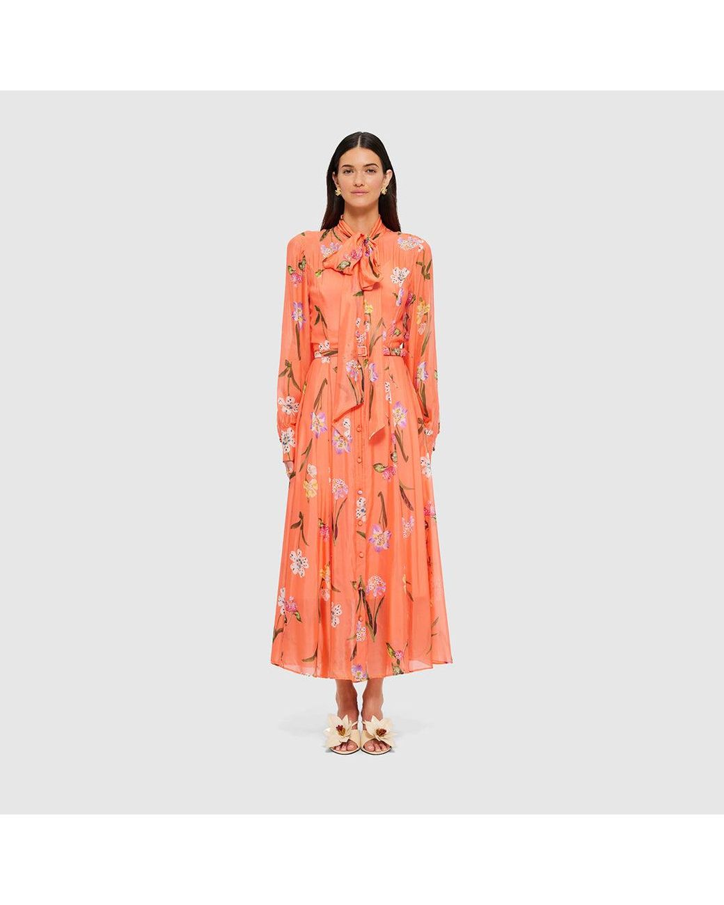a-line mother of the bride dresses tea length La Femme Women's Tea Length Dress in Champagne | 10