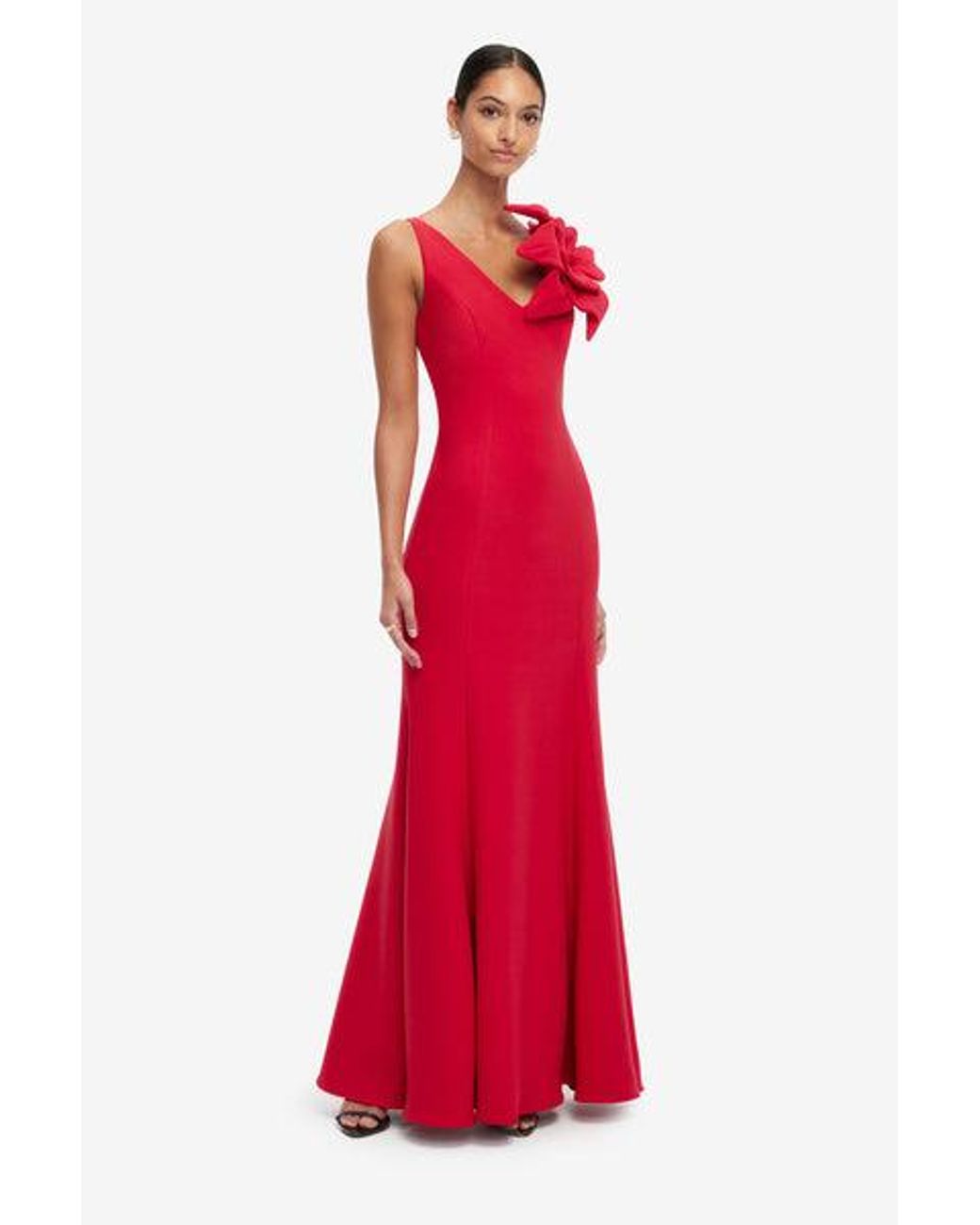 LEO LIN Red Eugenie Gown