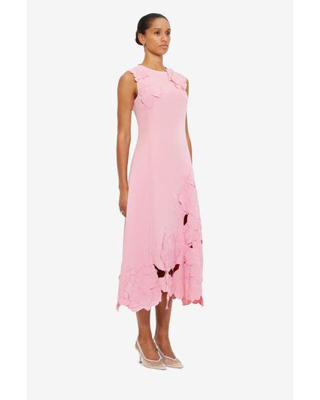 leo lin flamingo dress LEO LIN