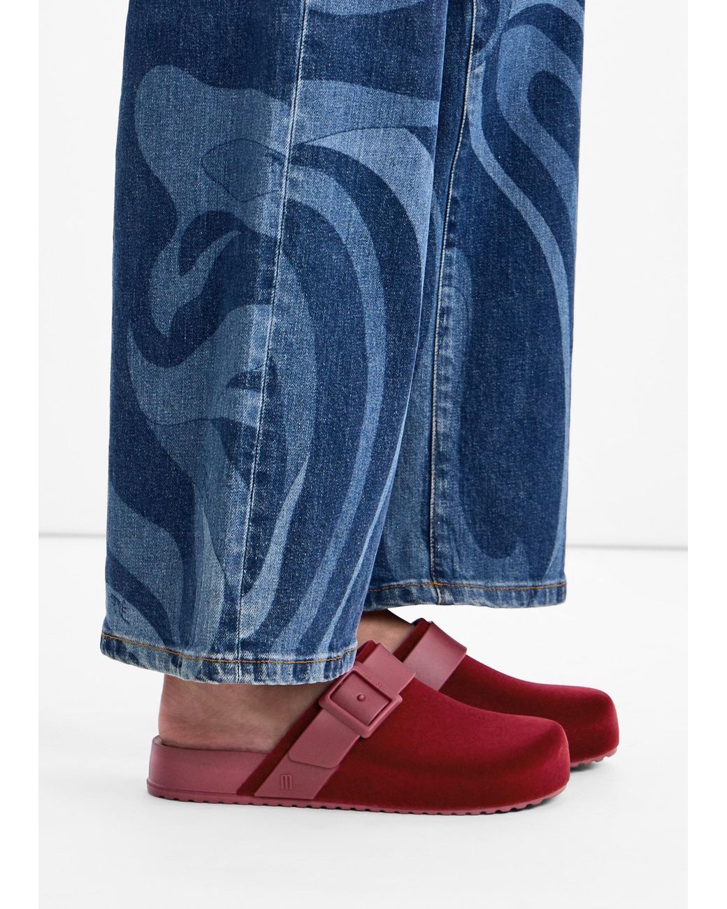 Melissa Red Cozy Clogs