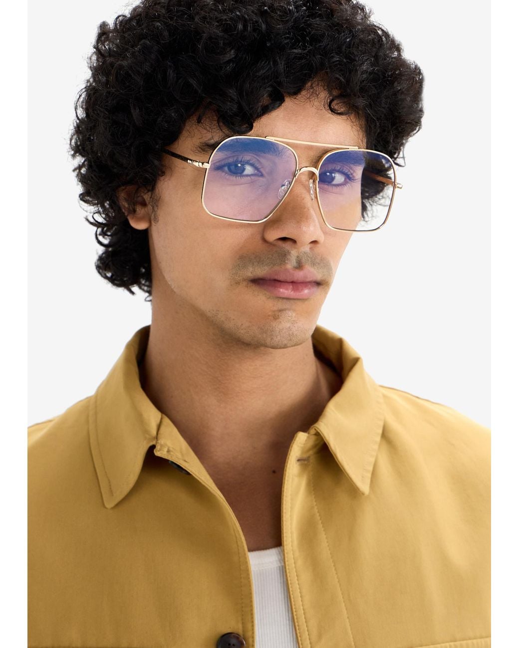 Le Specs Natural Civelle Aviator Sunglasses