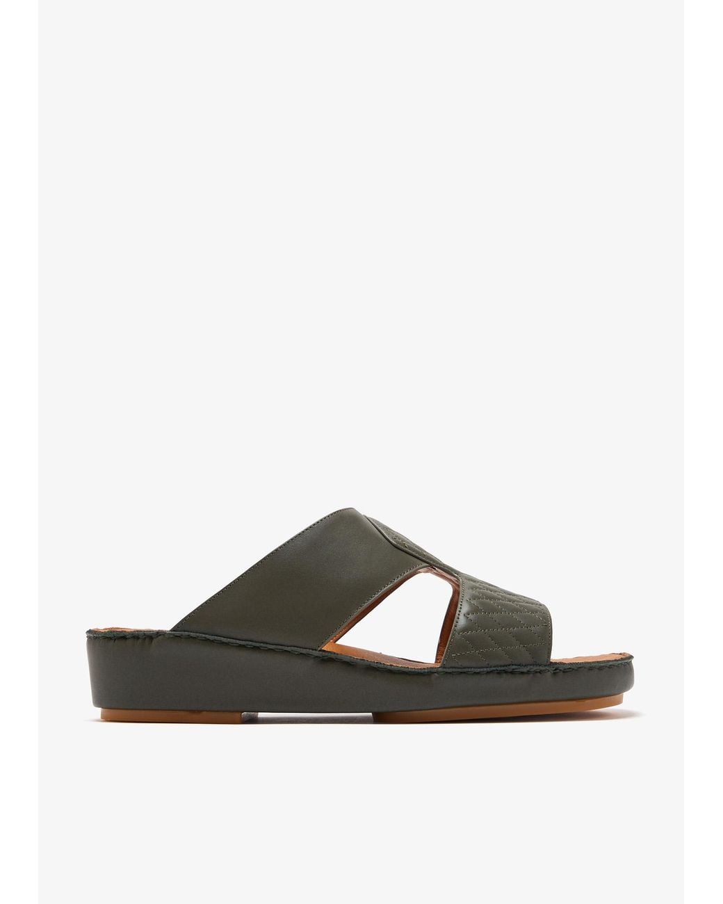 Seventy Six Green Pyrostitch Sandals for men