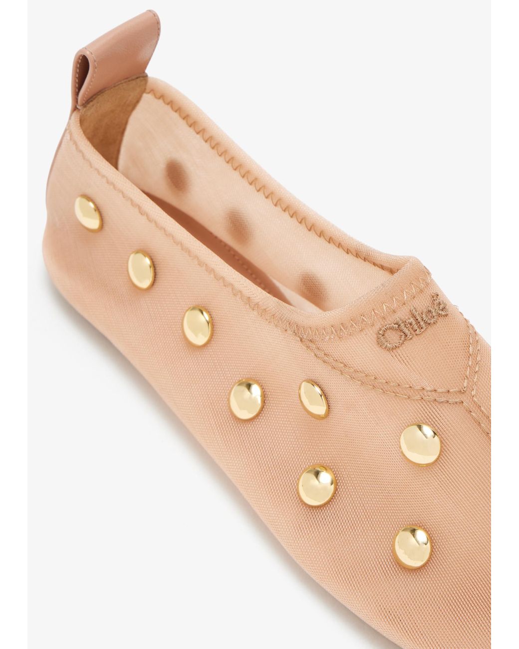 Chloé Natural Rita Ballerinas
