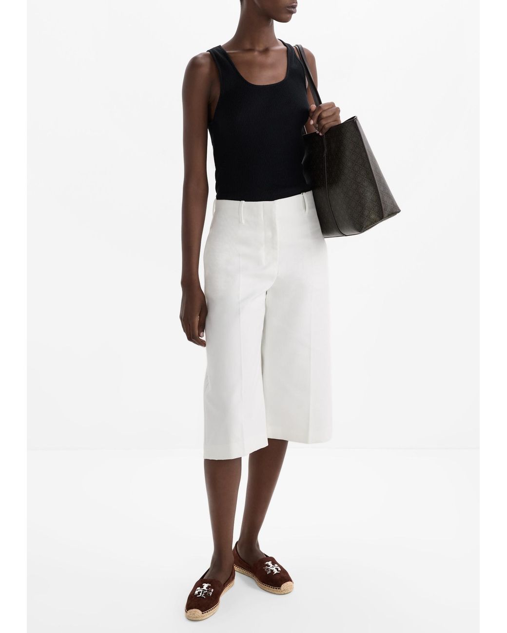 Tory Burch Brown Eleanor Espadrilles