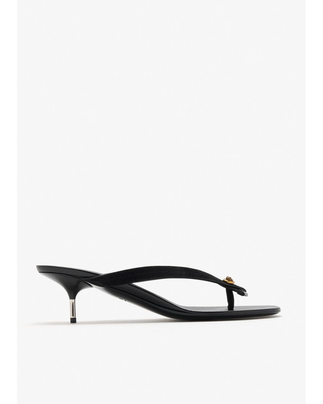 Versace White Gavriel Thong Sandals