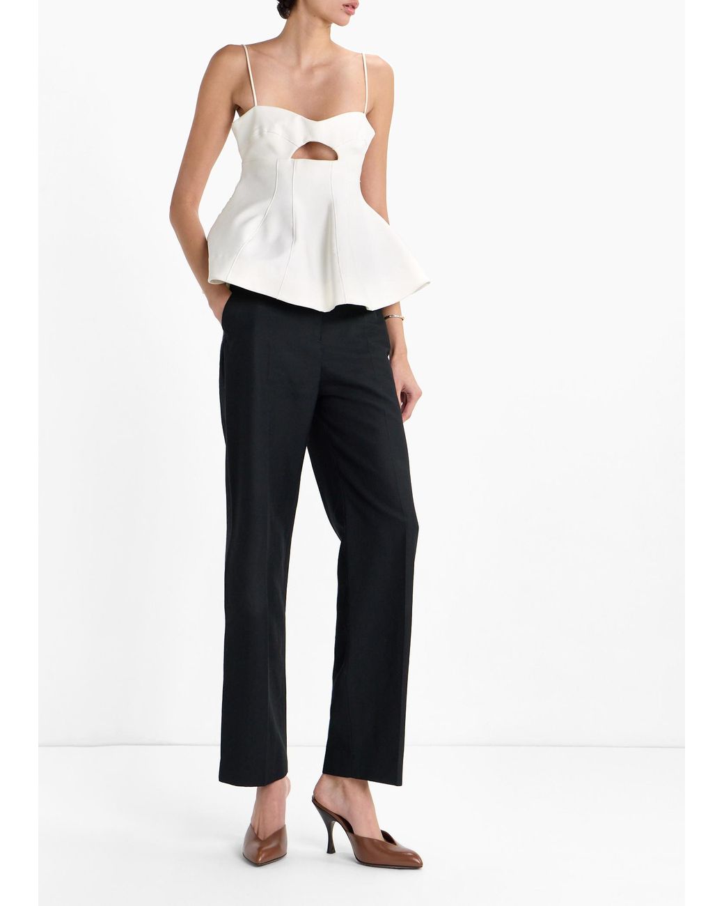 Herbert Levine Brown Sitting Pretty Mules