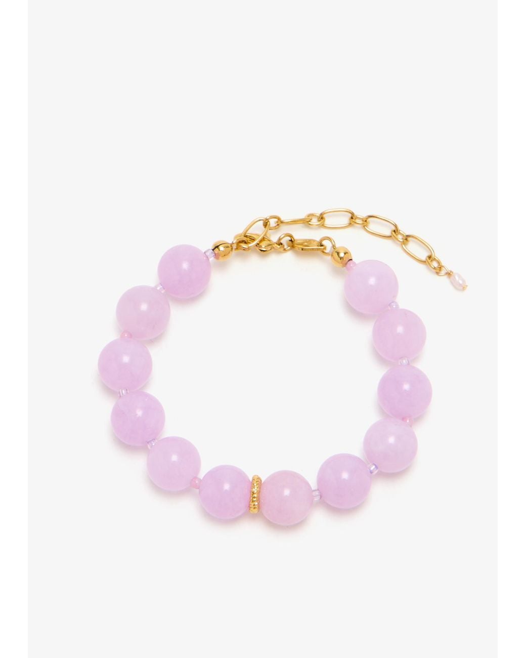 Anni Lu Pink Ball Bracelet