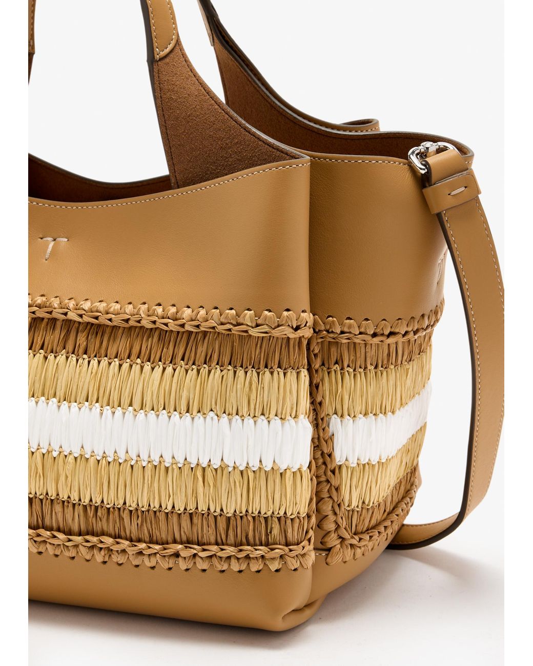 Tod's Metallic Mini Leather Hand Bag