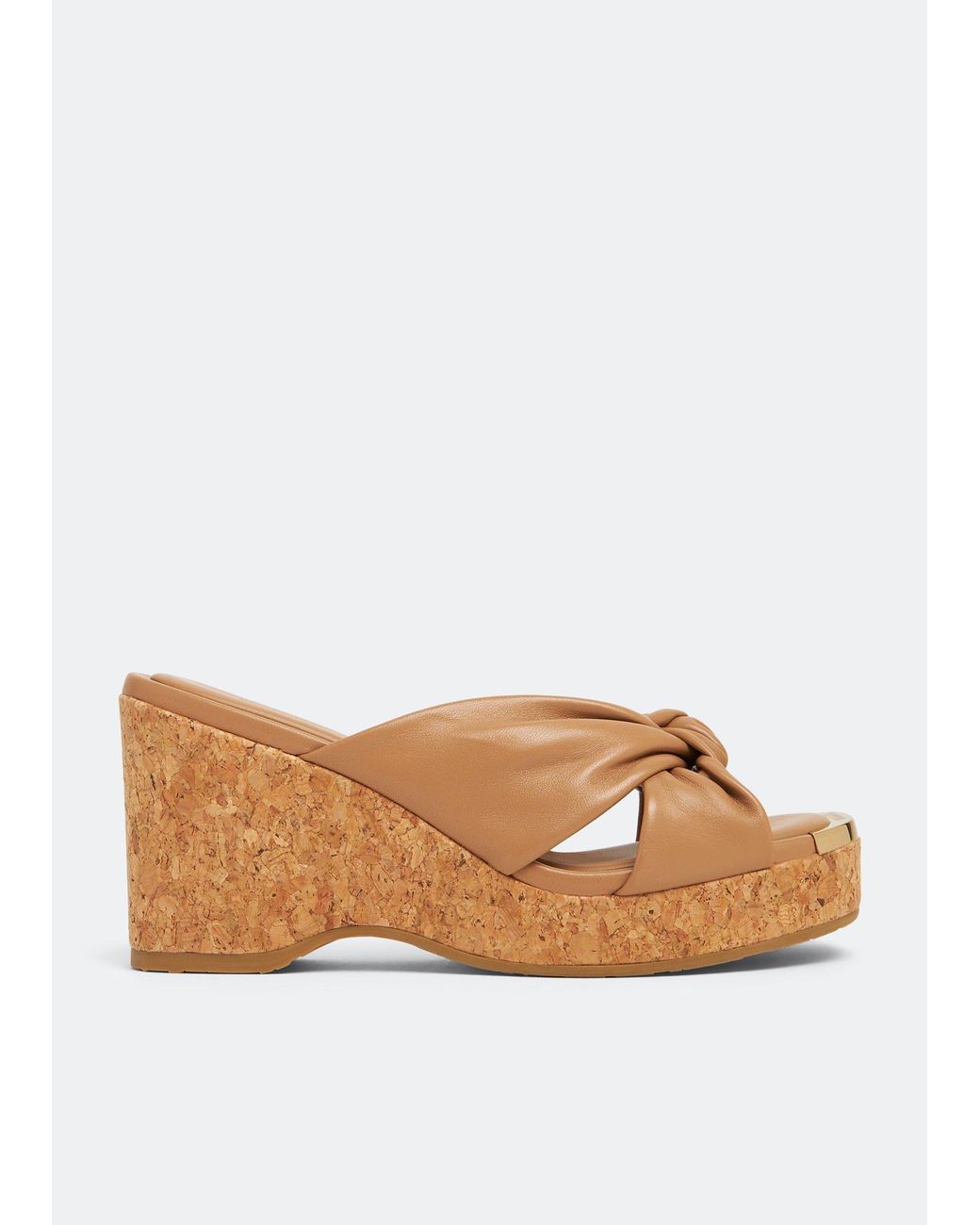 【JIMMY CHOO】Avenue Wedge 95 レザー ウエッジサンダル JIMMY CHOO】Avenue Wedge 95 レザー ウエッジサンダル