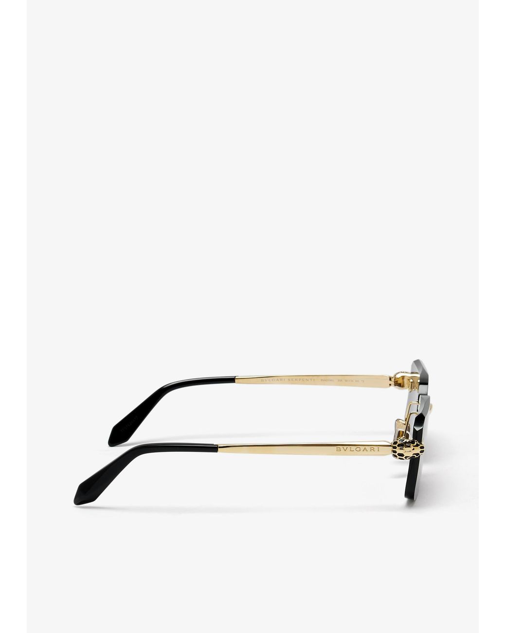 BVLGARI Metallic Serpenti Forever Rectangular Sunglasses