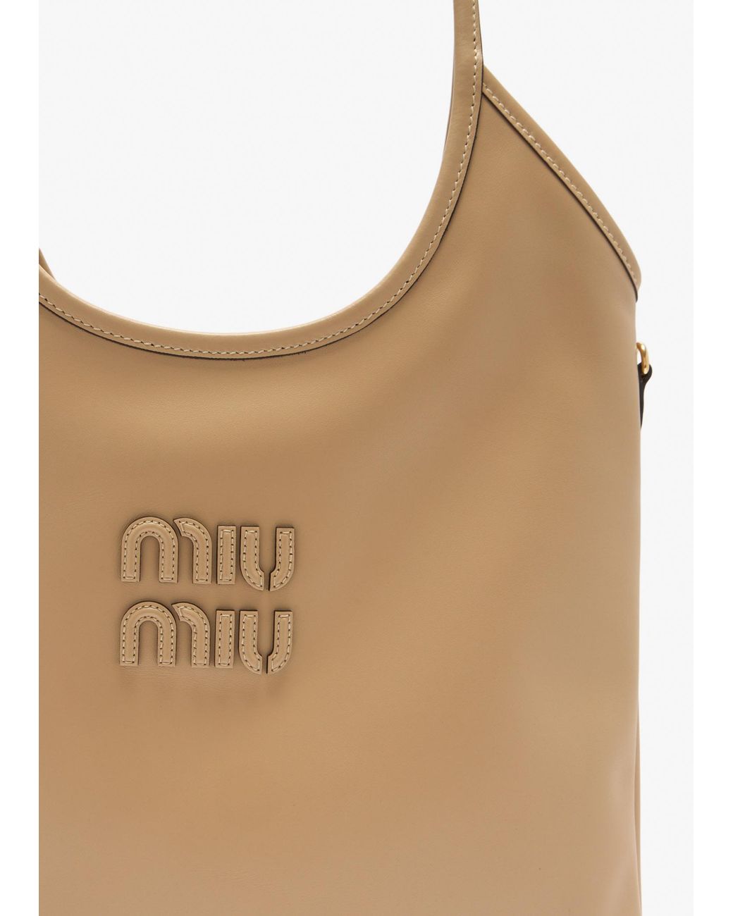 Miu Miu Natural Ivy Leather Bag
