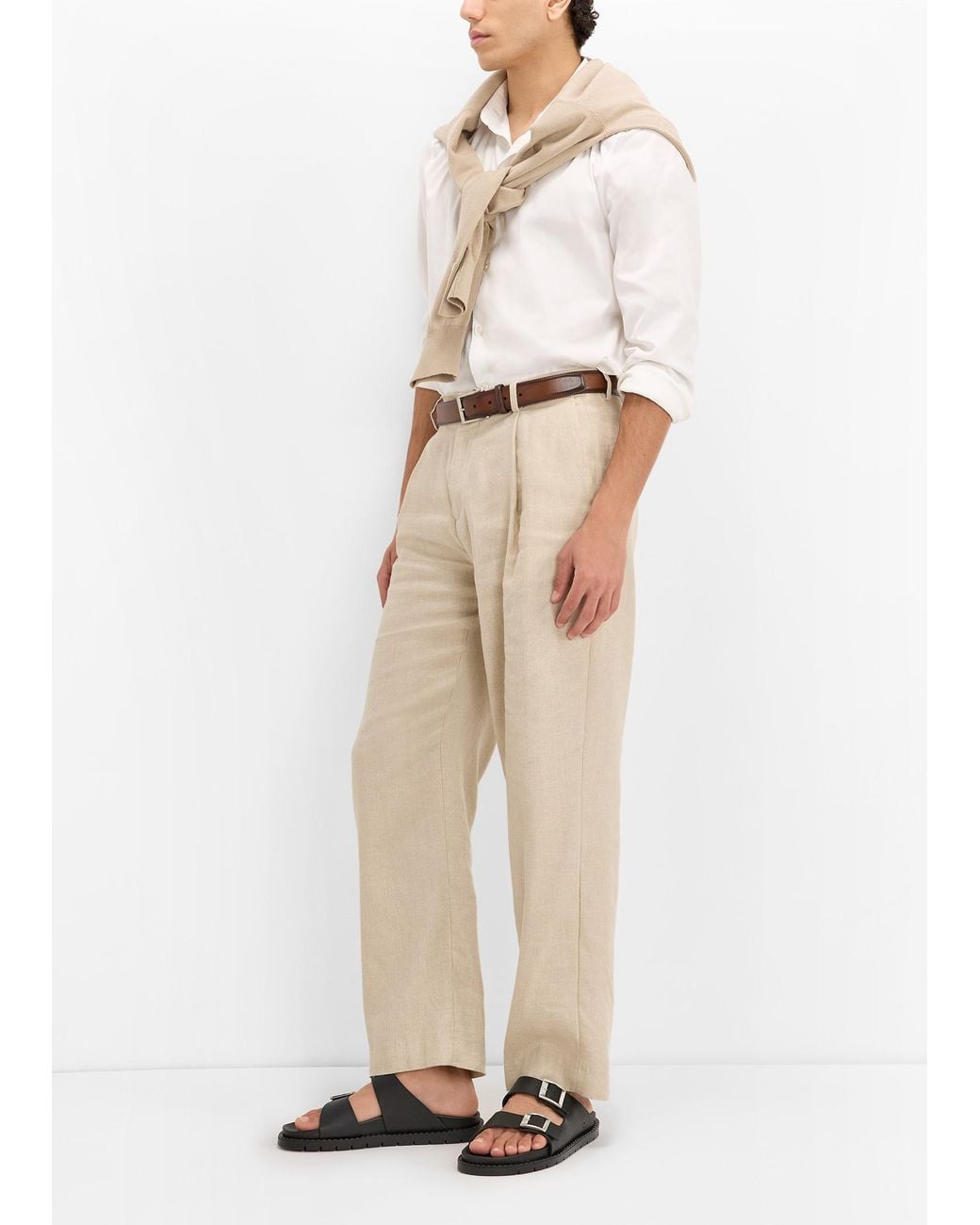 Forsa White Curtis Sandals for men
