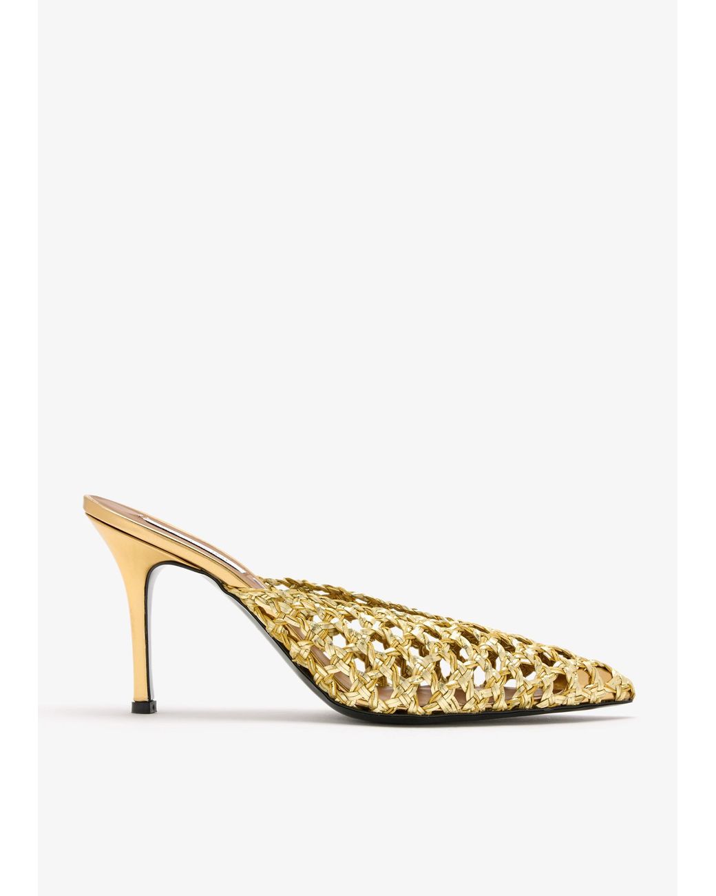 The Lline Metallic Mallory Mules