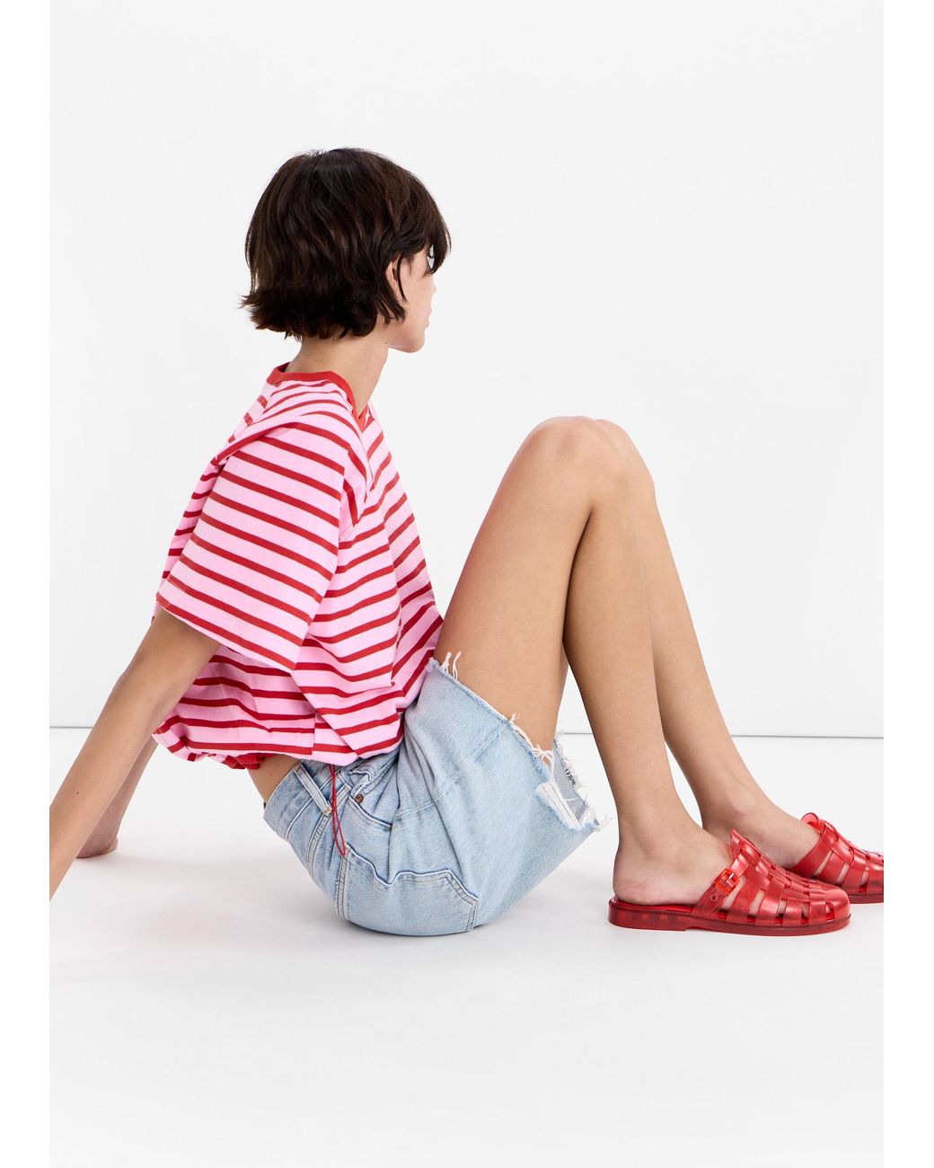 Melissa Red Possession Mules
