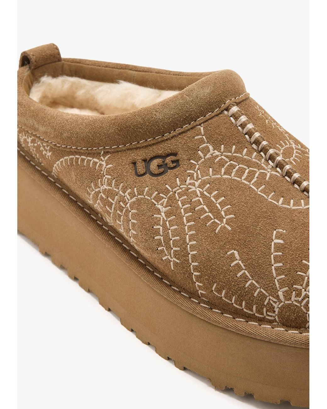 Ugg Brown Tazz Botanic Slippers