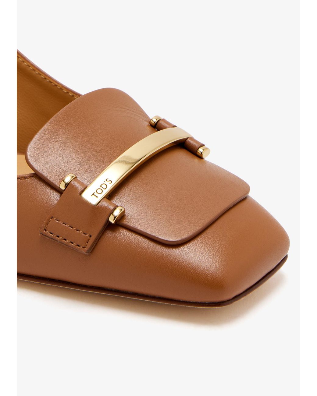 Tod's Brown Leather Pumps