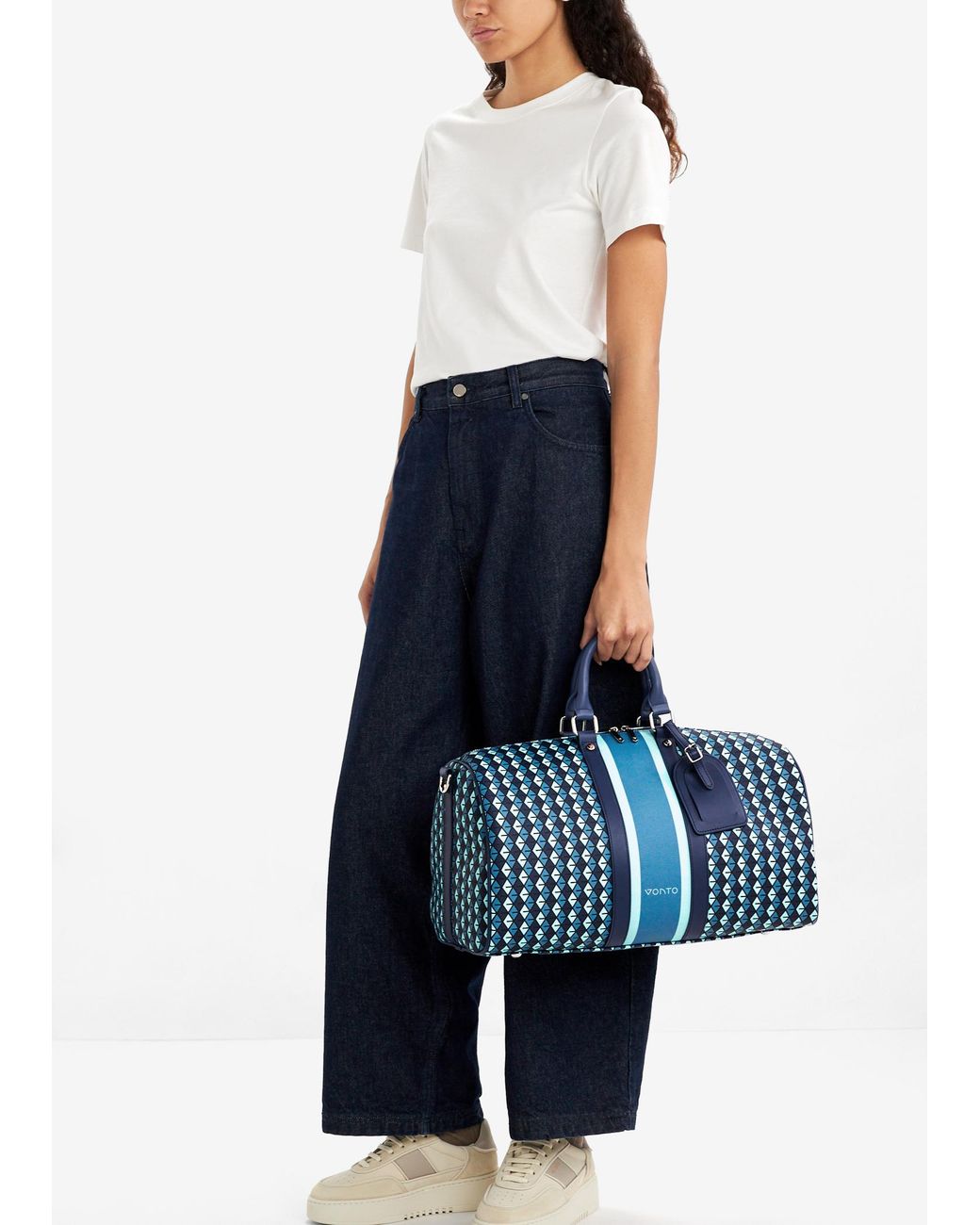 Vonto Blue Duffle Bag