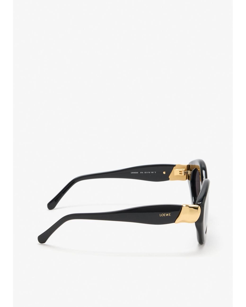 Loewe White Coil Cat Eye Sunglasses