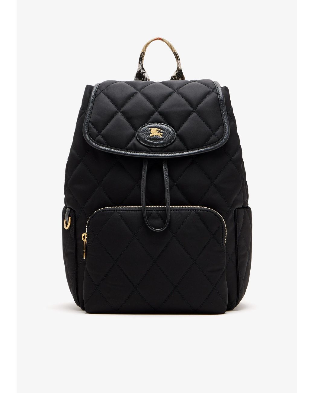 Burberry Black Horseshoe Backpack