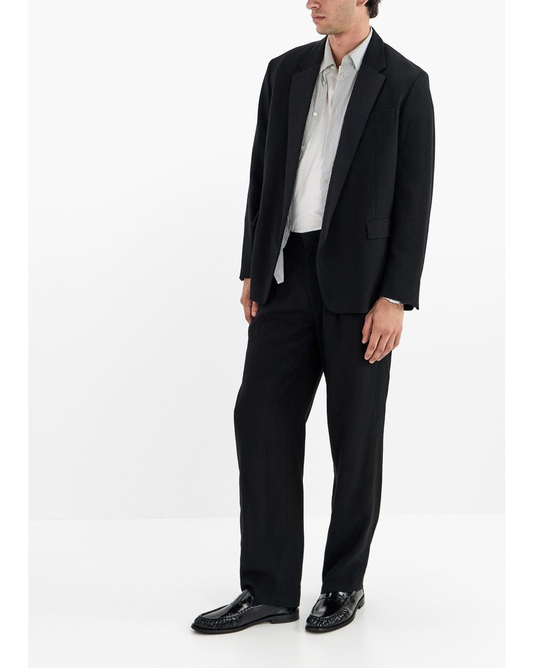 Forsa Black Ethan Loafers for men