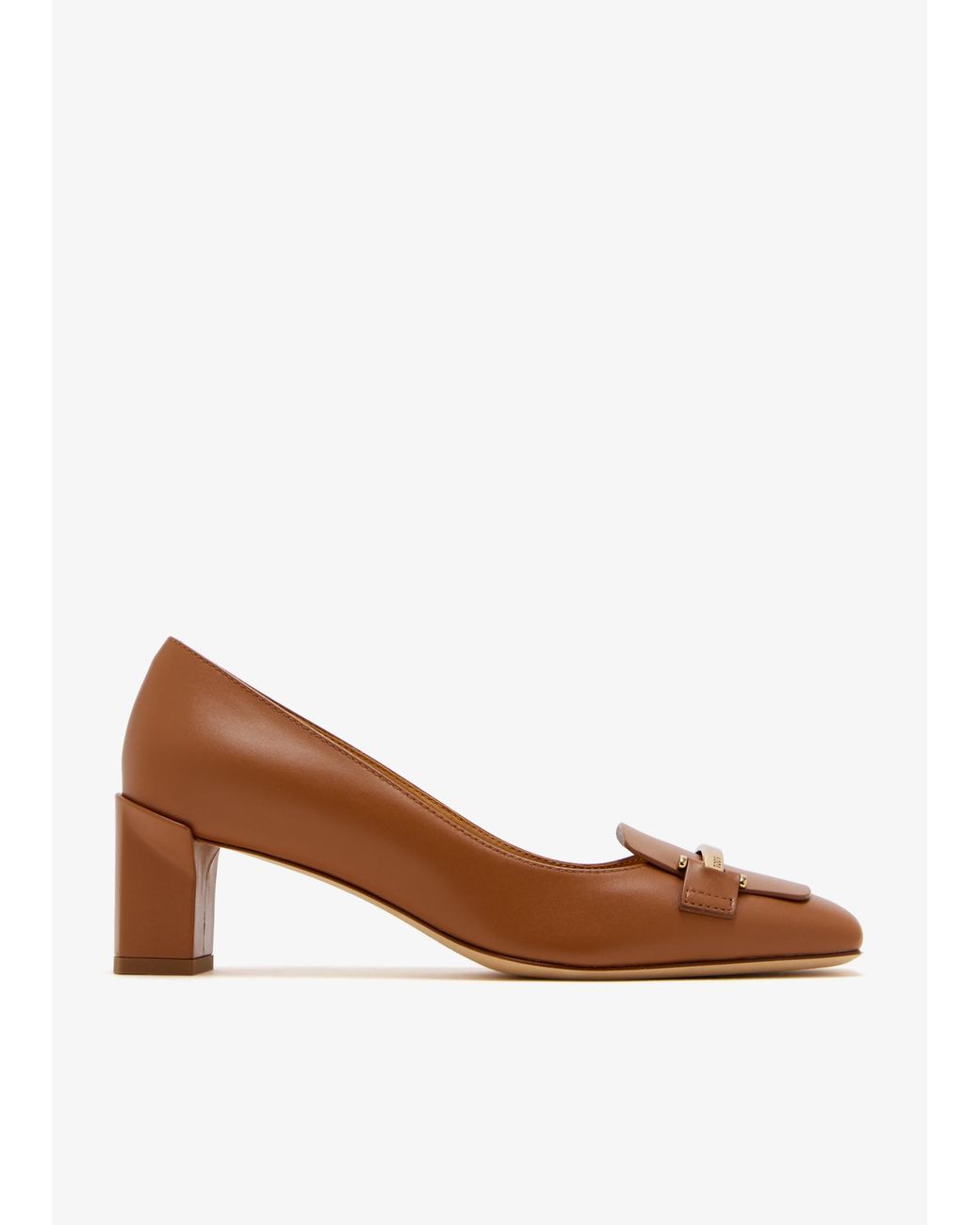 Tod's Brown Leather Pumps